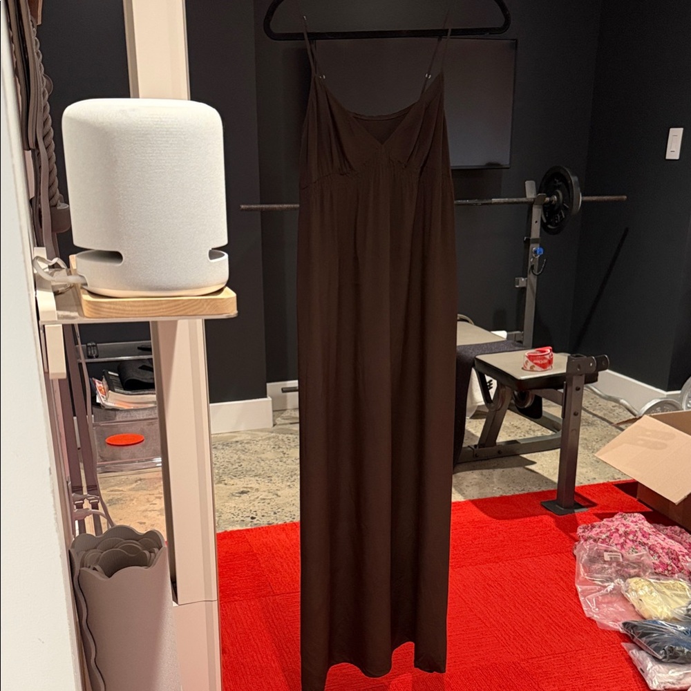 Twelfth Street by Cynthia Vincent Brown Slip Maxi Dress
